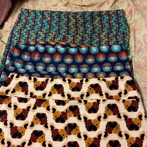 3 pair LulaRoe leggings tall&Curvy
